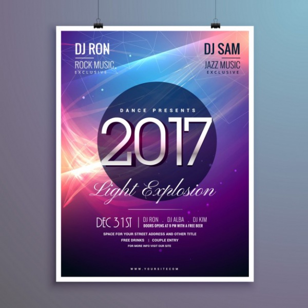 New Year party Poster