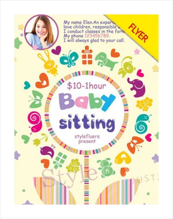 PSD Babysitting Flyer