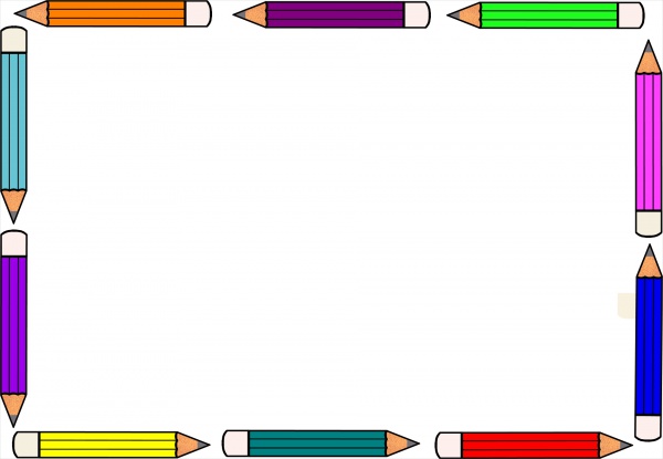 Pencil Border Clipart