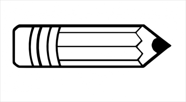 Pencil Outline Clipart