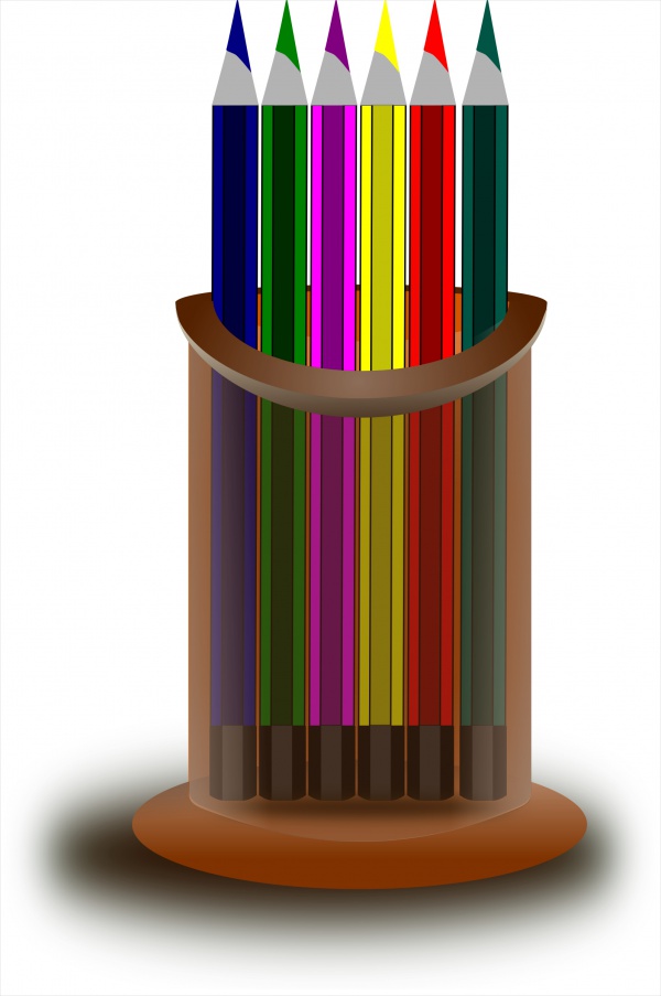 Pencil Stand Clipart