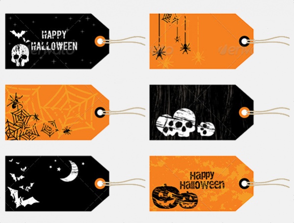 Personalized Halloween Gift Tag