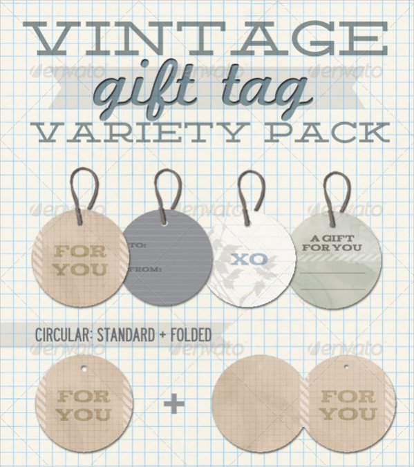 Personalized Vintage Gift Tag