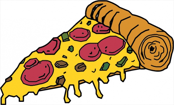 Pizza Cartoon Clipart