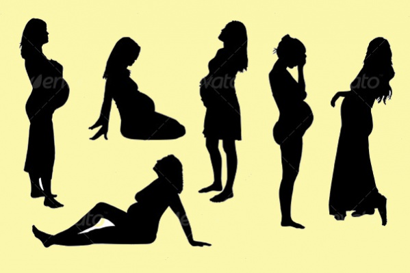 Pregnant Woman Silhouette