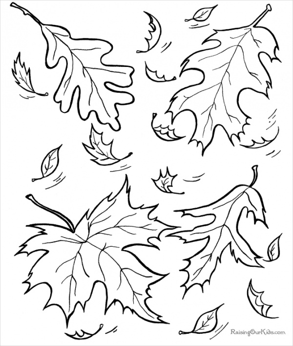 Print Fall Coloring Page
