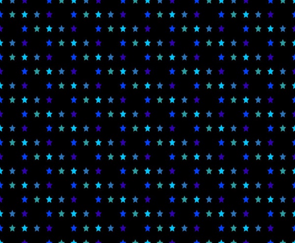 Printable Blue Star Pattern