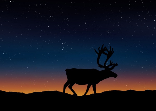 Printable Deer Silhouette