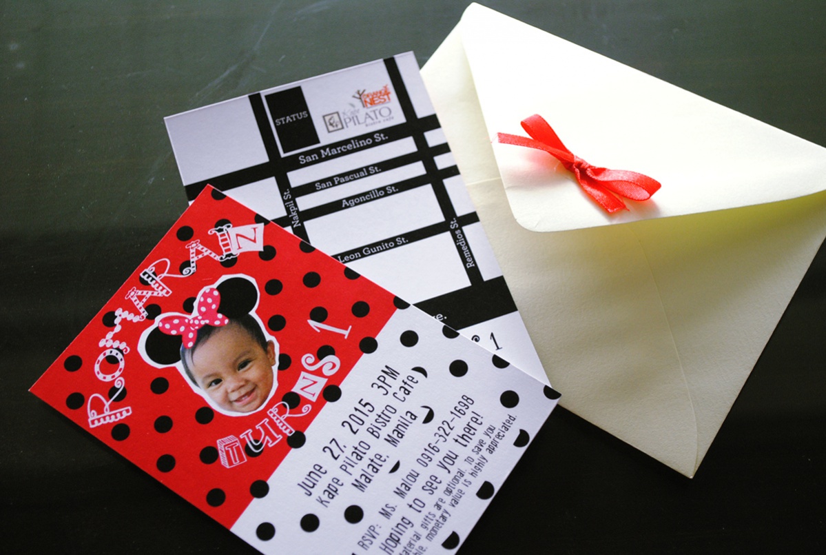 Printable Minnie Mouse Invitation