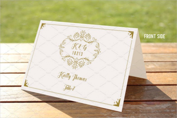 Printable Wedding Place Card