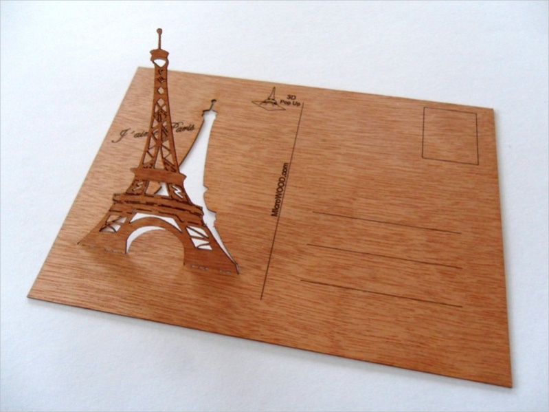 Real Wooden Postcards