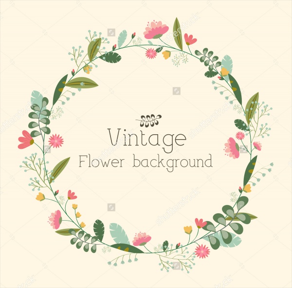 Retro Flower Background