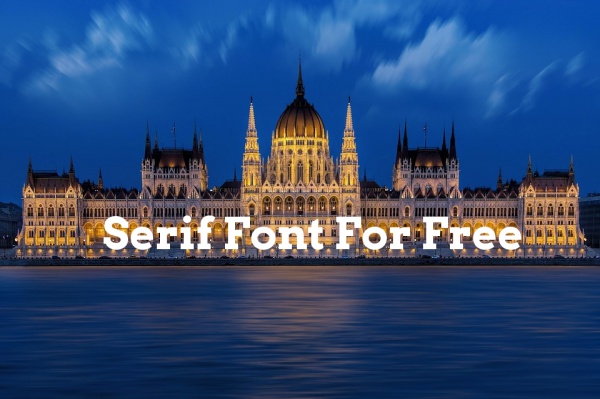 Serif Font For Free
