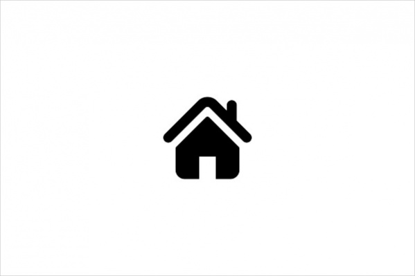 Silhouette Home Icon