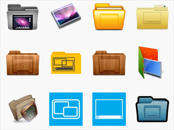 Simple Desktop Folder Icons