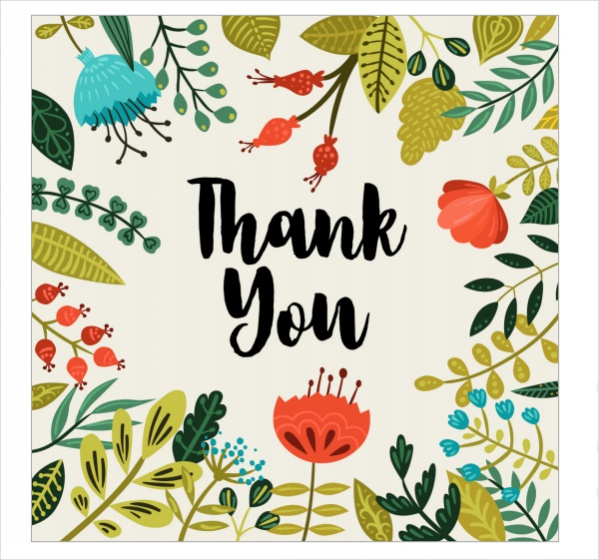  Simple Fall Thank You Card