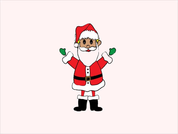 Simple Santa Clipart