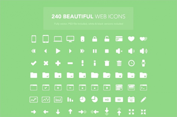 Simple Website Icons