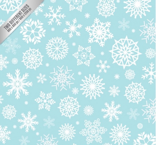 Snowflake Pattern Background