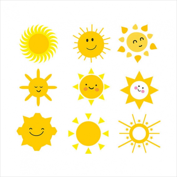 FREE 17+ Sun Cliparts in Vector EPS | AI