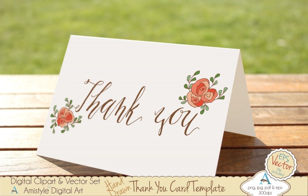 Thank You Greeting Card Image