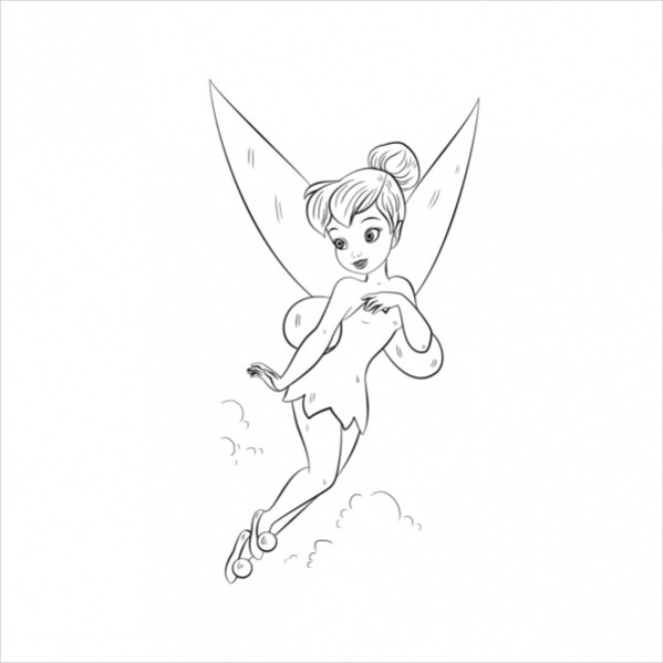 Tinkerbell Coloring Page