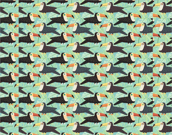 Toucan Tile Pattern