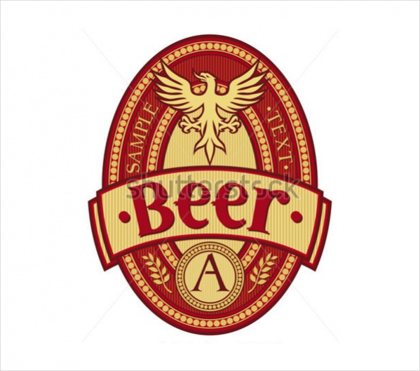 Vector Beer Label Design