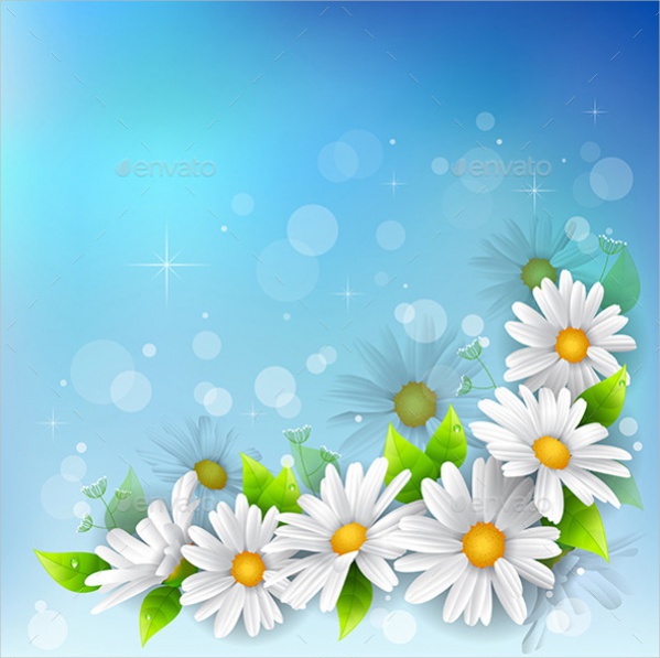 Vector High Quality Flower Background