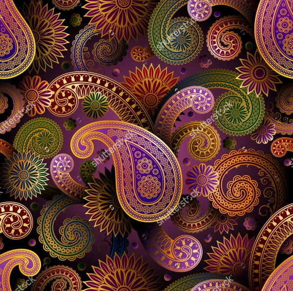 Vector Paisley Pattern