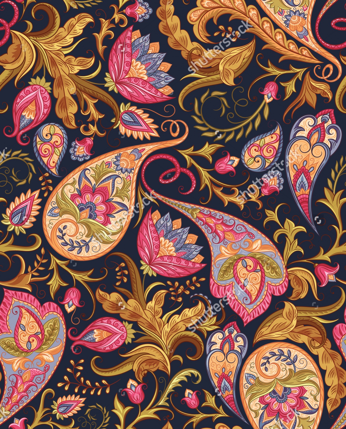 Paisley Drawing Patterns