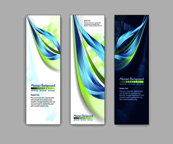 Vertical Banner Vector