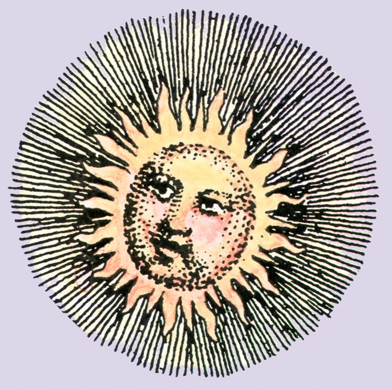 Vintage Sun Clipart