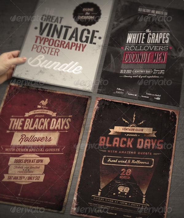 Vintage Typography Poster