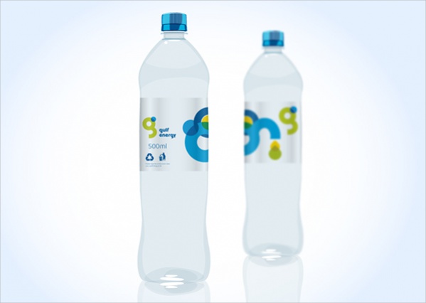 Water Bottle Label Design
