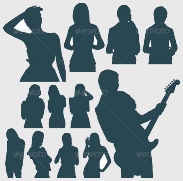 Woman Silhouette Vector