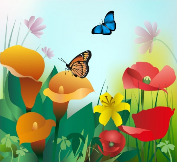 Wonderful Summer Flower Background