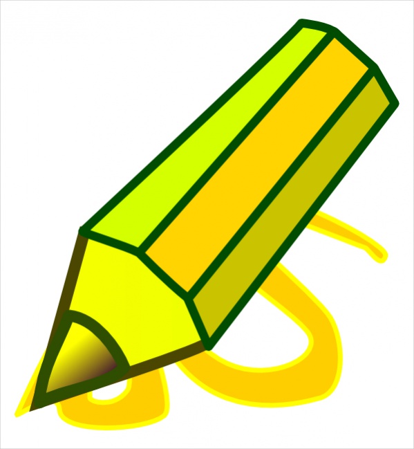 Yellow Pencil Clipart