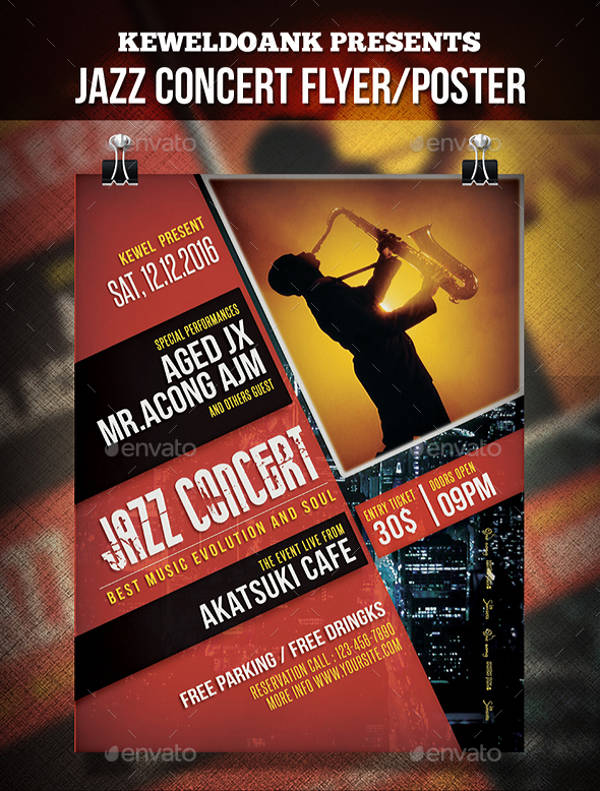 jazz Music Concert Poster