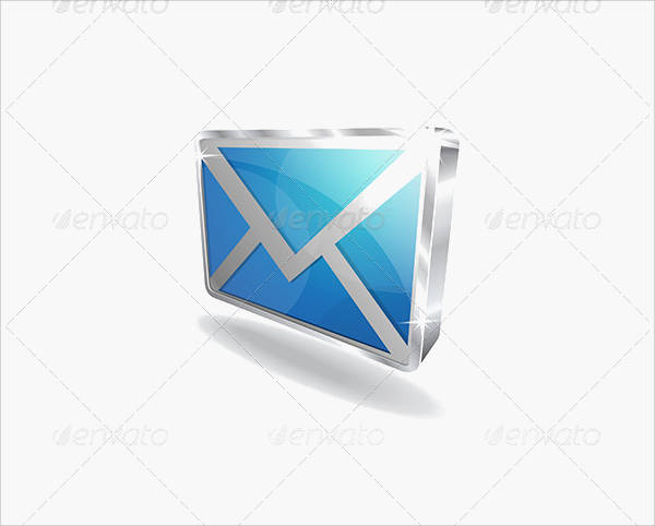 3D Email Icons