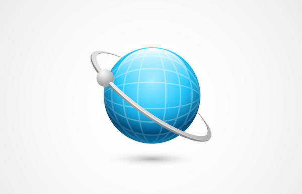 3D Globe Vector