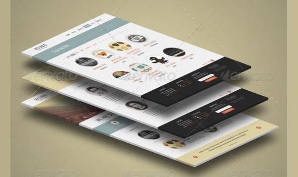 3D Website Mockup