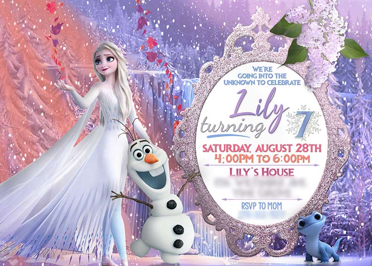 A Gorgeous DIY Frozen Birthday Party