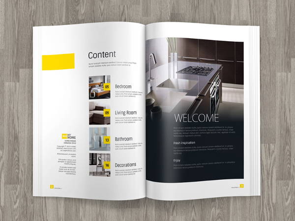 A4 Magazine Mockup Design