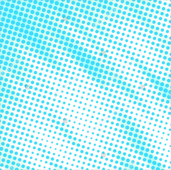 Abstract Blue Dot Pattern