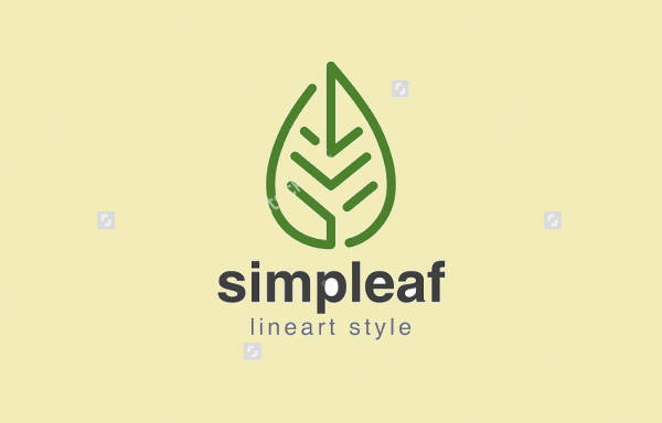 Abstract Leaf Logo