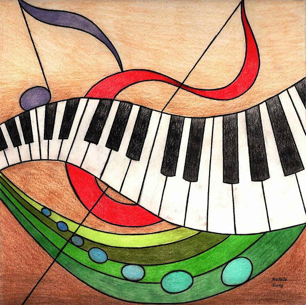 Abstract Music Drawing