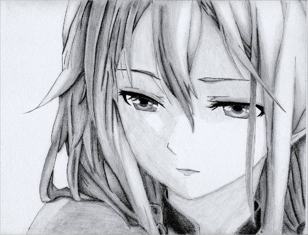 Anime Art Drawing