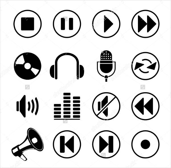 Audio Music Icons