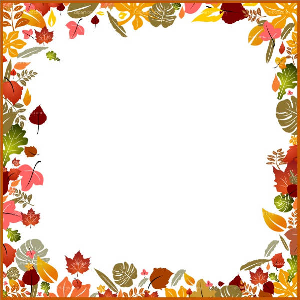 Autumn Clip Art Border